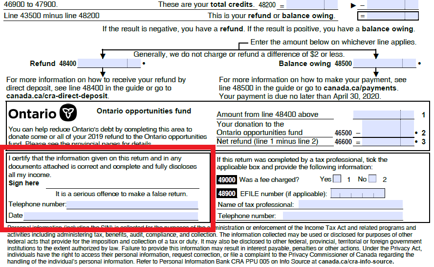 Do not adjust 2019 income tax returns to claim CERB